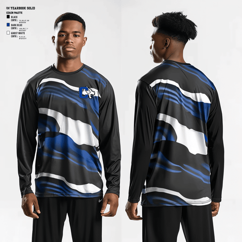 Long Sleeve Performance Shirt, Bruins, Men's Basketball, Teamtime, Team time, sublimation, custom sports apparel, team uniforms, spirit wear, spiritwear, sports uniforms, custom shirts, team store, custom team store, fundraiser sports, apparel fundraiser