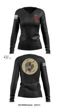 A co 1-111th MTRAco 1-111th secfor 26683697 Women's Long Sleeve V-neck Shirt - 5