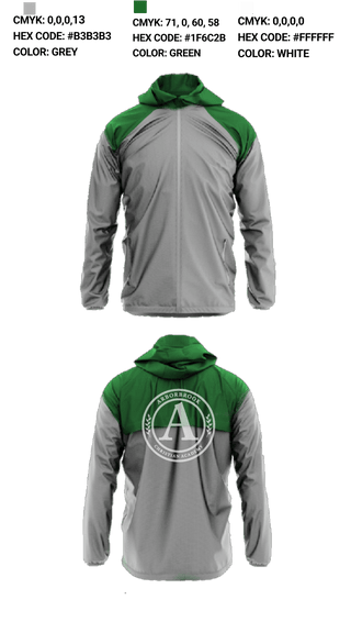 Windbreaker, Arborbrook Christian Academy Falcons, Spirit Store, Teamtime, Team time, sublimation, custom sports apparel, team uniforms, spirit wear, spiritwear, sports uniforms, custom shirts, team store, custom team store, fundraiser sports, apparel fundraiser