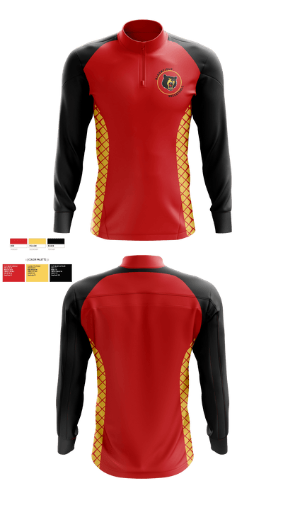 Bloomfield College Volleyball 14470313 Quarter Zip Jacket - 1