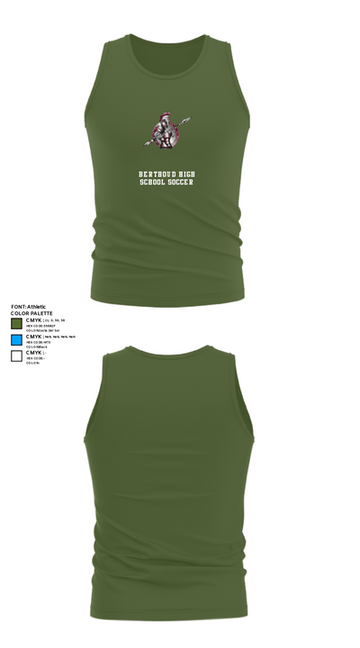 Berthoud High School Soccer 45184902 Tank Top - 23