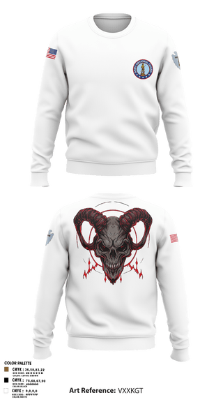 Crew Neck Sweatshirt, Delta Company 3-144th Infantry, National Guard, Teamtime, Team time, sublimation, custom sports apparel, team uniforms, spirit wear, spiritwear, sports uniforms, custom shirts, team store, custom team store, fundraiser sports, apparel fundraiser