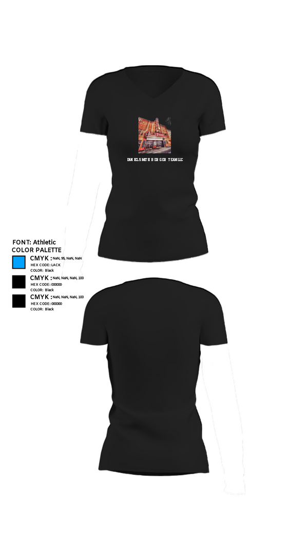 Women's Short Sleeve Vneck Shirt, Daniel smithberger team llc, , Teamtime, Team time, sublimation, custom sports apparel, team uniforms, spirit wear, spiritwear, sports uniforms, custom shirts, team store, custom team store, fundraiser sports, apparel fundraiser