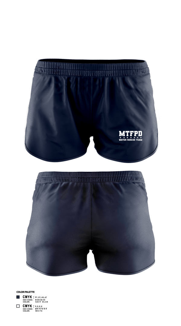 Women's Shorts, MTFPD Water Rescue Teams, Fire Department, Teamtime, Team time, sublimation, custom sports apparel, team uniforms, spirit wear, spiritwear, sports uniforms, custom shirts, team store, custom team store, fundraiser sports, apparel fundraiser
