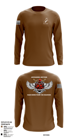 Long Sleeve Performance Shirt, Fox troop, Army, Teamtime, Team time, sublimation, custom sports apparel, team uniforms, spirit wear, spiritwear, sports uniforms, custom shirts, team store, custom team store, fundraiser sports, apparel fundraiser