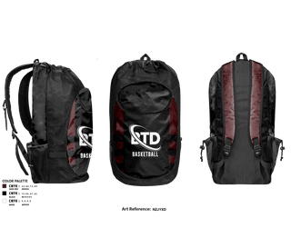 Gear Bag, BTD, Men's Basketball, Teamtime, Team time, sublimation, custom sports apparel, team uniforms, spirit wear, spiritwear, sports uniforms, custom shirts, team store, custom team store, fundraiser sports, apparel fundraiser