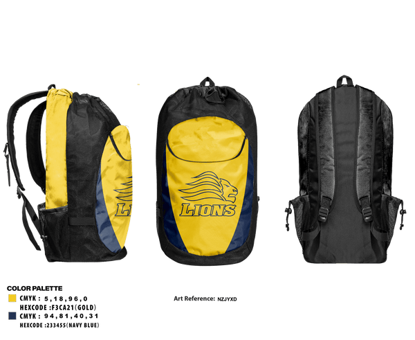 Gear Bag, Big Valley Christian High School Volleyball, Women's Volleyball, Teamtime, Team time, sublimation, custom sports apparel, team uniforms, spirit wear, spiritwear, sports uniforms, custom shirts, team store, custom team store, fundraiser sports, apparel fundraiser
