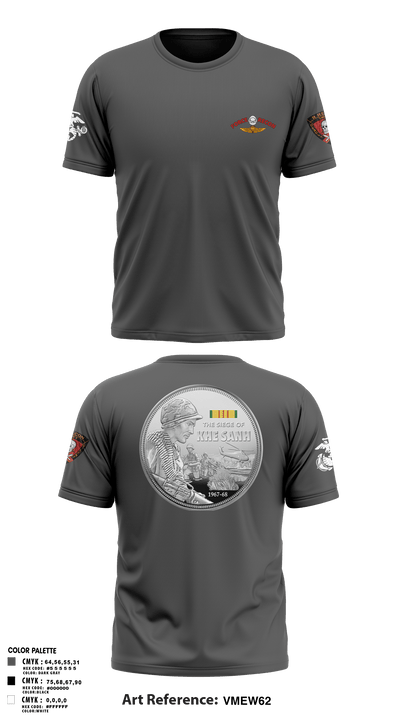 B Co. 3rd Recon Bn Force Reconnaissance3rd Recon Co.3rd Reconnaissance 55773170 Short Sleeve Performance Shirt - 1