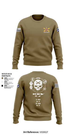 Crew Neck Sweatshirt, 1-41 FA, Army, Teamtime, Team time, sublimation, custom sports apparel, team uniforms, spirit wear, spiritwear, sports uniforms, custom shirts, team store, custom team store, fundraiser sports, apparel fundraiser