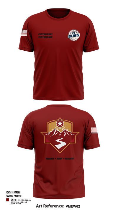 Fort Bliss DENTAC 45605501 Short Sleeve Performance Shirt - 23
