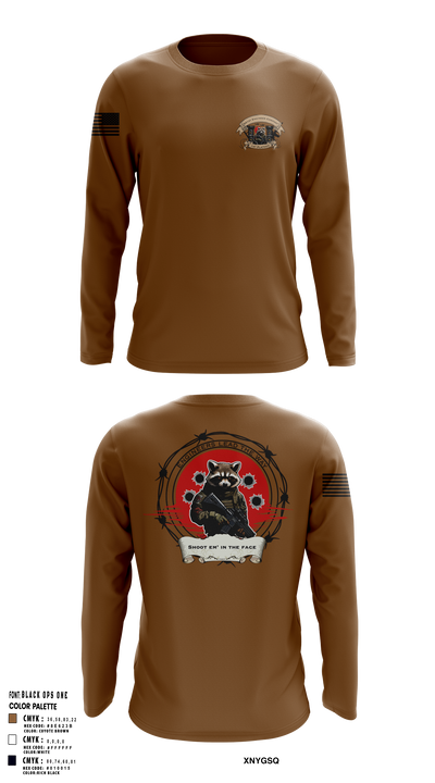 441st Engineer Company 97843489 Long Sleeve Performance Shirt 104
