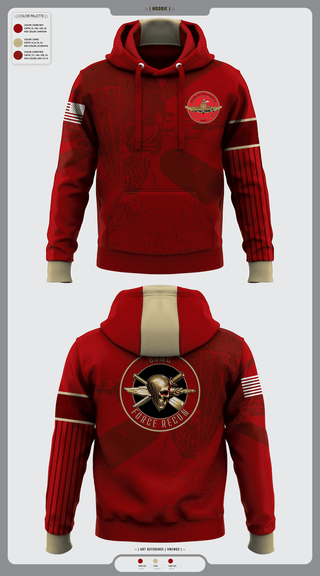 Hoodie, 2nd Force Reconnaissance, Marines, Teamtime, Team time, sublimation, custom sports apparel, team uniforms, spirit wear, spiritwear, sports uniforms, custom shirts, team store, custom team store, fundraiser sports, apparel fundraiser