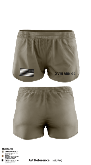 Ranger Panties, XVIII ABN G2, Army, Teamtime, Team time, sublimation, custom sports apparel, team uniforms, spirit wear, spiritwear, sports uniforms, custom shirts, team store, custom team store, fundraiser sports, apparel fundraiser