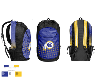 Gear Bag, West Caldwell High School, Men's Volleyball, Teamtime, Team time, sublimation, custom sports apparel, team uniforms, spirit wear, spiritwear, sports uniforms, custom shirts, team store, custom team store, fundraiser sports, apparel fundraiser