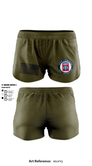 Ranger Panties, 82nd Airborne Division, Army, Teamtime, Team time, sublimation, custom sports apparel, team uniforms, spirit wear, spiritwear, sports uniforms, custom shirts, team store, custom team store, fundraiser sports, apparel fundraiser