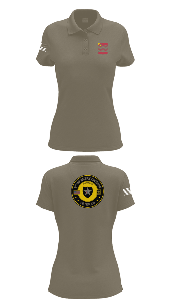 Women's Short Sleeve Performance Polo, 1st Battalion 15th Field Artillery, Army, Teamtime, Team time, sublimation, custom sports apparel, team uniforms, spirit wear, spiritwear, sports uniforms, custom shirts, team store, custom team store, fundraiser sports, apparel fundraiser