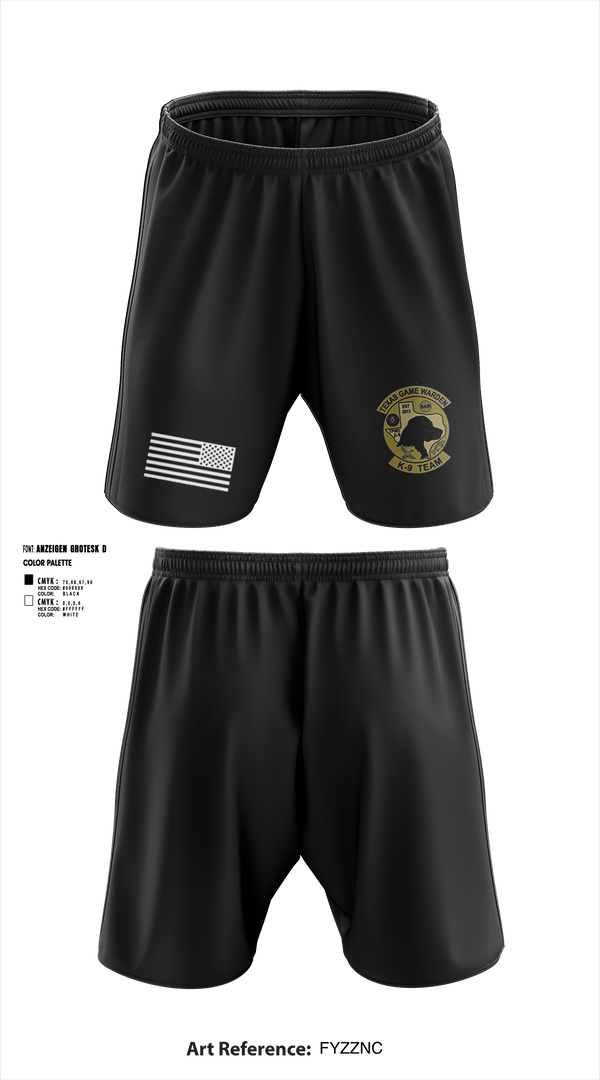 Athletic Shorts With Pockets, TXGW K9, Police, Teamtime, Team time, sublimation, custom sports apparel, team uniforms, spirit wear, spiritwear, sports uniforms, custom shirts, team store, custom team store, fundraiser sports, apparel fundraiser