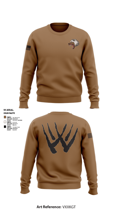 Wolverines 24464687 Crew Neck Sweatshirt - 1