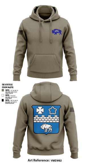 Hoodie, 1-17 Infantry Regiment, Army, Teamtime, Team time, sublimation, custom sports apparel, team uniforms, spirit wear, spiritwear, sports uniforms, custom shirts, team store, custom team store, fundraiser sports, apparel fundraiser