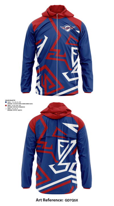 GRAND FORKS YOUTH HOCKEY ASSOCIATION 92789320 Windbreaker - 31