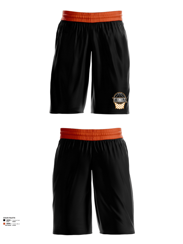 Womens Basketball Shorts, Pivot Elite Hoops, Women's Basketball, Teamtime, Team time, sublimation, custom sports apparel, team uniforms, spirit wear, spiritwear, sports uniforms, custom shirts, team store, custom team store, fundraiser sports, apparel fundraiser
