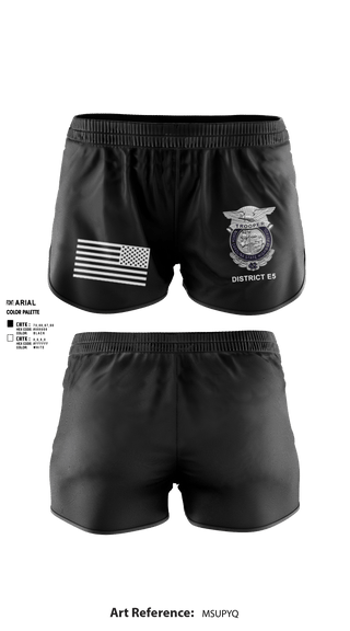 Ranger Panties, District E5, Police, Teamtime, Team time, sublimation, custom sports apparel, team uniforms, spirit wear, spiritwear, sports uniforms, custom shirts, team store, custom team store, fundraiser sports, apparel fundraiser