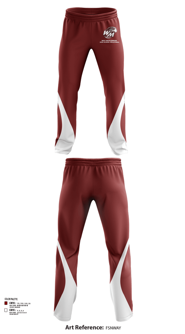 Sweatpants, West Mecklenburg High School Volleyball, Women's Volleyball, Teamtime, Team time, sublimation, custom sports apparel, team uniforms, spirit wear, spiritwear, sports uniforms, custom shirts, team store, custom team store, fundraiser sports, apparel fundraiser