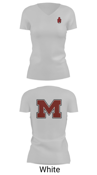 Women's Short Sleeve Vneck Shirt, Redmen, Spirit Store, Teamtime, Team time, sublimation, custom sports apparel, team uniforms, spirit wear, spiritwear, sports uniforms, custom shirts, team store, custom team store, fundraiser sports, apparel fundraiser