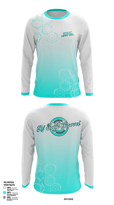 DJ Sonic MarvelDJ Sonic Marvel 49392469 Long Sleeve Performance Shirt - 8