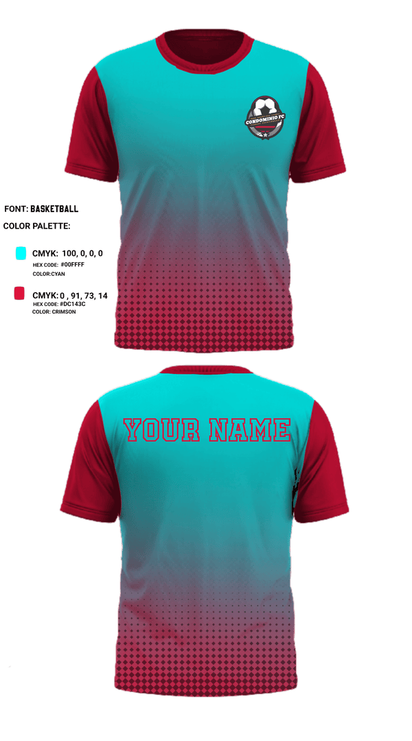 Short Sleeve Performance Shirt, Condominio FC, Men's Soccer, Teamtime, Team time, sublimation, custom sports apparel, team uniforms, spirit wear, spiritwear, sports uniforms, custom shirts, team store, custom team store, fundraiser sports, apparel fundraiser
