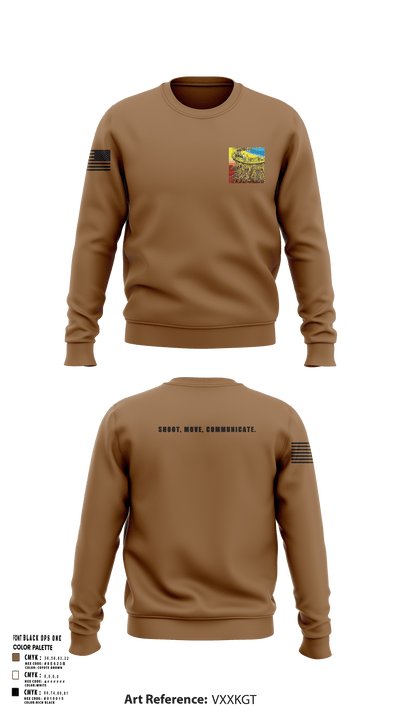 218th Maneuver brigade 66845411 Crew Neck Sweatshirt - 1