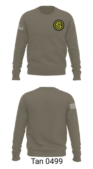 Crew Neck Sweatshirt, OCS 117th RTI, National Guard, Teamtime, Team time, sublimation, custom sports apparel, team uniforms, spirit wear, spiritwear, sports uniforms, custom shirts, team store, custom team store, fundraiser sports, apparel fundraiser