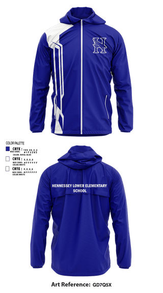 Windbreaker, Hennessey Lower Elementary School, Spirit Store, Teamtime, Team time, sublimation, custom sports apparel, team uniforms, spirit wear, spiritwear, sports uniforms, custom shirts, team store, custom team store, fundraiser sports, apparel fundraiser