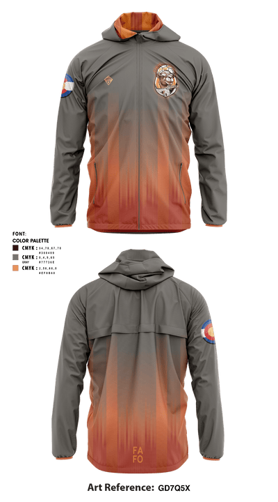 CTB Mongrels 16977934 Windbreaker - 1