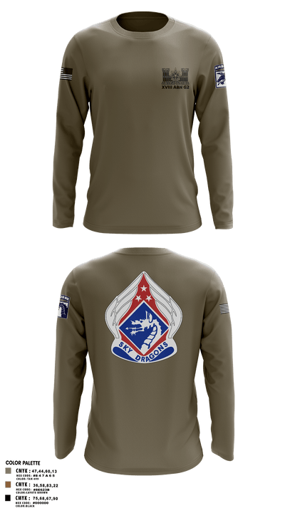 XVIII ABN G2 65000076 Long Sleeve Performance Shirt - 4