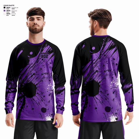 Long Sleeve Performance Shirt, Division 802, Men's Basketball, Teamtime, Team time, sublimation, custom sports apparel, team uniforms, spirit wear, spiritwear, sports uniforms, custom shirts, team store, custom team store, fundraiser sports, apparel fundraiser