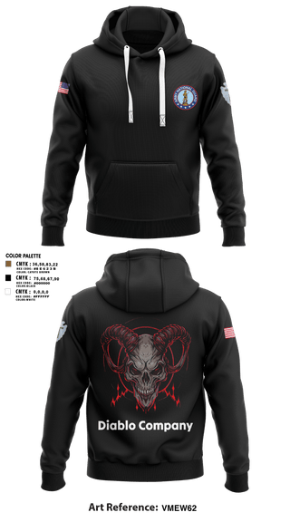 Hoodie, Delta Company 3-144th Infantry, National Guard, Teamtime, Team time, sublimation, custom sports apparel, team uniforms, spirit wear, spiritwear, sports uniforms, custom shirts, team store, custom team store, fundraiser sports, apparel fundraiser