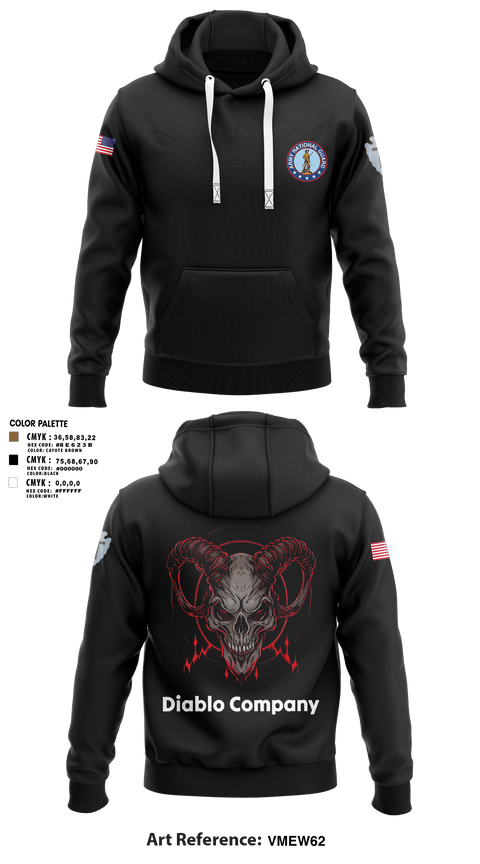 Hoodie, Delta Company 3-144th Infantry, National Guard, Teamtime, Team time, sublimation, custom sports apparel, team uniforms, spirit wear, spiritwear, sports uniforms, custom shirts, team store, custom team store, fundraiser sports, apparel fundraiser