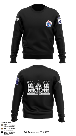 Crew Neck Sweatshirt, XVIII ABN G2, Army, Teamtime, Team time, sublimation, custom sports apparel, team uniforms, spirit wear, spiritwear, sports uniforms, custom shirts, team store, custom team store, fundraiser sports, apparel fundraiser