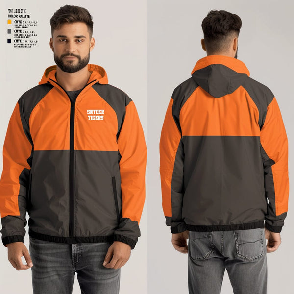 Windbreaker, Snyder Tigers, Baseball, Teamtime, Team time, sublimation, custom sports apparel, team uniforms, spirit wear, spiritwear, sports uniforms, custom shirts, team store, custom team store, fundraiser sports, apparel fundraiser