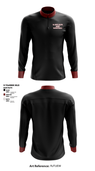 Quarter Zip Jacket, SA BOYZ ELITE, Men's Basketball, Teamtime, Team time, sublimation, custom sports apparel, team uniforms, spirit wear, spiritwear, sports uniforms, custom shirts, team store, custom team store, fundraiser sports, apparel fundraiser