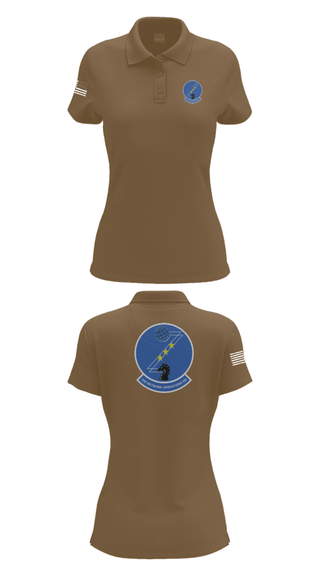 Women's Short Sleeve Performance Polo, 83 NOS, Air Force, Teamtime, Team time, sublimation, custom sports apparel, team uniforms, spirit wear, spiritwear, sports uniforms, custom shirts, team store, custom team store, fundraiser sports, apparel fundraiser