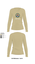 Cvn 77 IM-5 93310864 Women's Long Sleeve V-neck Shirt - 78