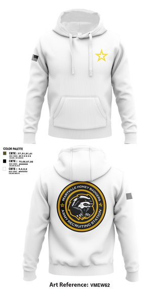 Hoodie, Maryville Honeybadger, Army, Teamtime, Team time, sublimation, custom sports apparel, team uniforms, spirit wear, spiritwear, sports uniforms, custom shirts, team store, custom team store, fundraiser sports, apparel fundraiser