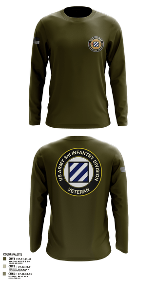Long Sleeve Performance Shirt, 1st Armored Brigade Combat Team, Army, Teamtime, Team time, sublimation, custom sports apparel, team uniforms, spirit wear, spiritwear, sports uniforms, custom shirts, team store, custom team store, fundraiser sports, apparel fundraiser
