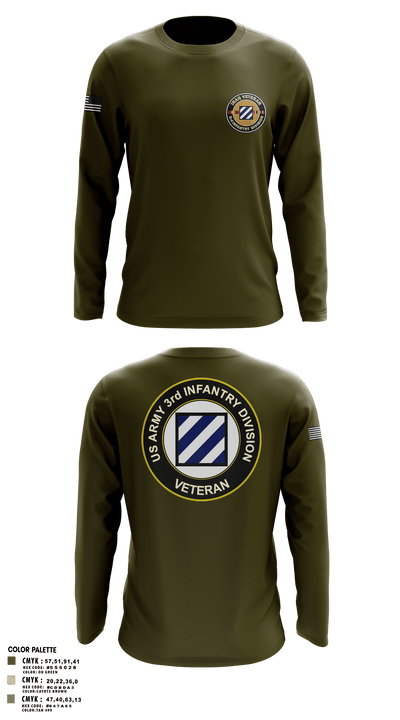 1st Armored Brigade Combat Team 63328953 Long Sleeve Performance Shirt - 1