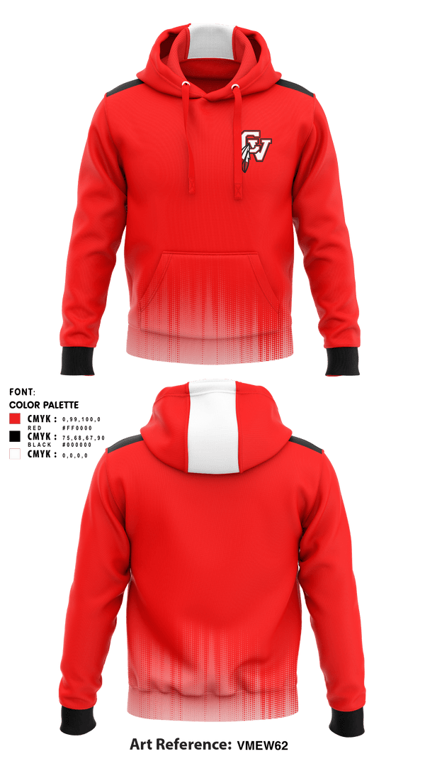 Hoodie, Big Reds, Track & Field, Teamtime, Team time, sublimation, custom sports apparel, team uniforms, spirit wear, spiritwear, sports uniforms, custom shirts, team store, custom team store, fundraiser sports, apparel fundraiser