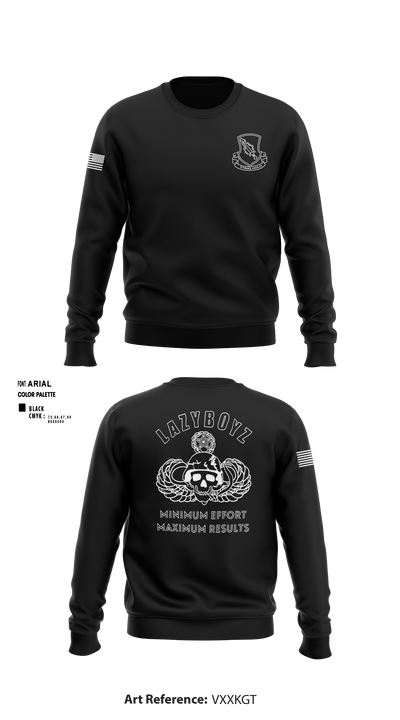 LAZY HELLDIVER 74477476 Crew Neck Sweatshirt - 3