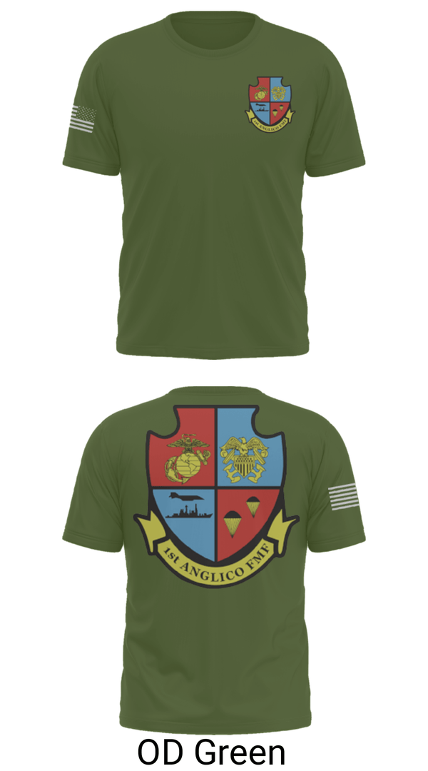 Old School Cotton Feel Shirt, 1st Anglico, , Teamtime, Team time, sublimation, custom sports apparel, team uniforms, spirit wear, spiritwear, sports uniforms, custom shirts, team store, custom team store, fundraiser sports, apparel fundraiser