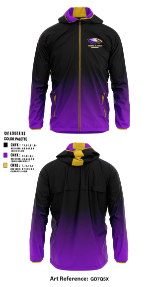 Windbreaker, Rantoul Jr. Eagles, Wrestling, Teamtime, Team time, sublimation, custom sports apparel, team uniforms, spirit wear, spiritwear, sports uniforms, custom shirts, team store, custom team store, fundraiser sports, apparel fundraiser